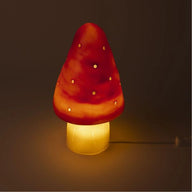 Egmont Mushroom Night Light, Small Brick Red - Kids Night Light