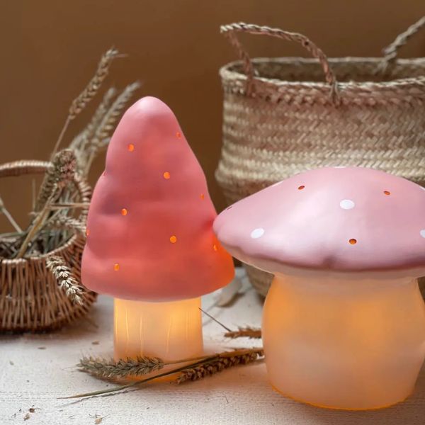 Egmont Mushroom Night Light, Small Vintage Pink