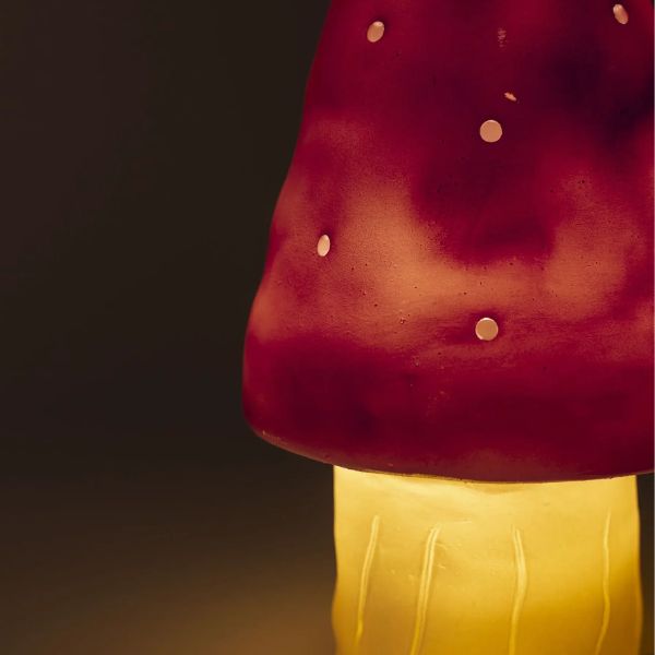 Egmont Mushroom Night Light, Small Vintage Pink