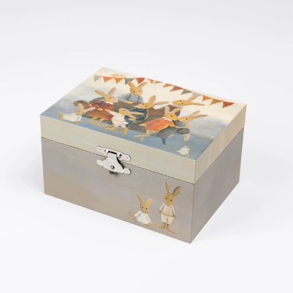Egmont Musical Jewellery Box Rabbits - 570532