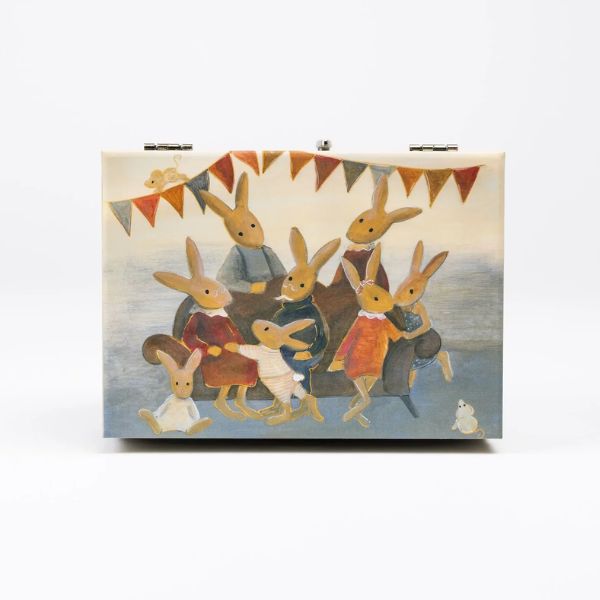 Egmont Musical Jewellery Box Rabbits - 570532