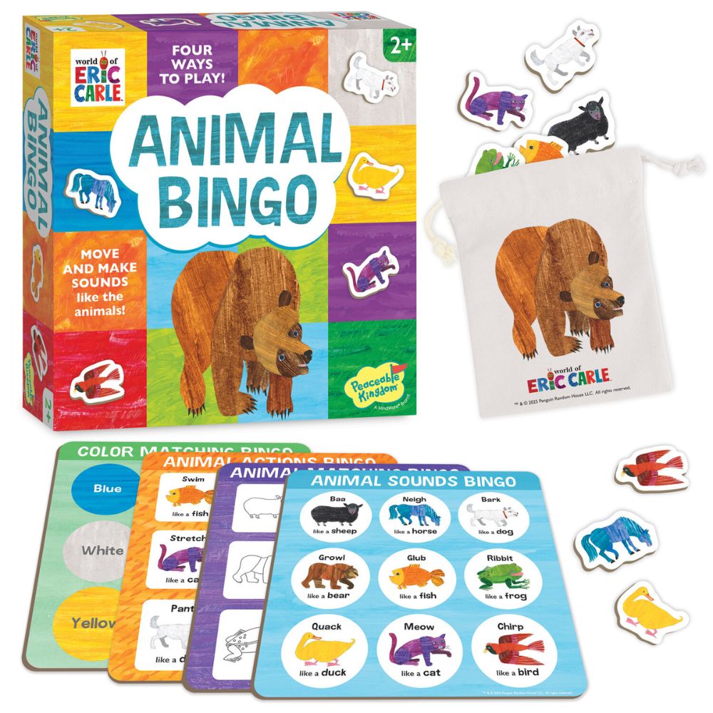 World of Eric Carle™ Animal Bingo – A Movement, Sound & Matching Game for Toddlers