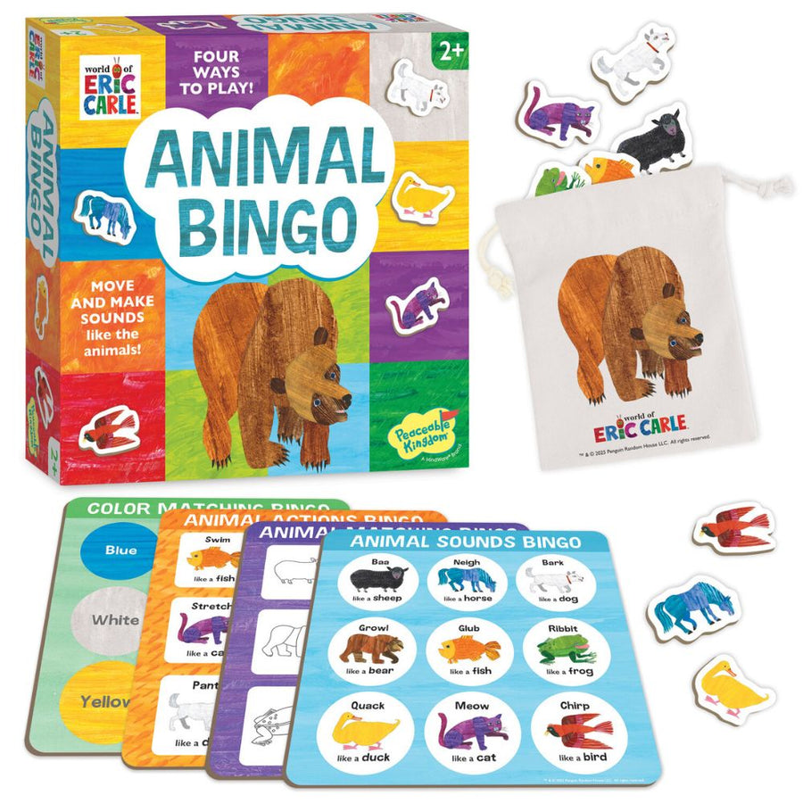 World of Eric Carle™ Animal Bingo – A Movement, Sound & Matching Game for Toddlers