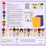 Djeco Felt Characters To Dress Up - DJ00086