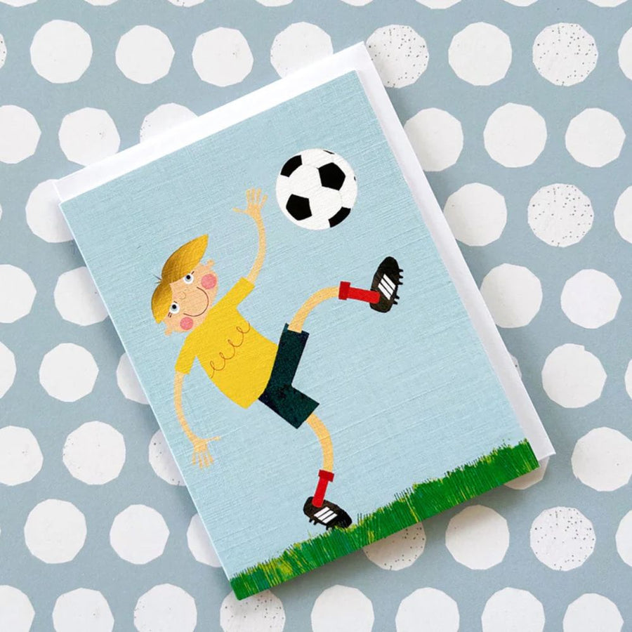 Footballer Birthday Card