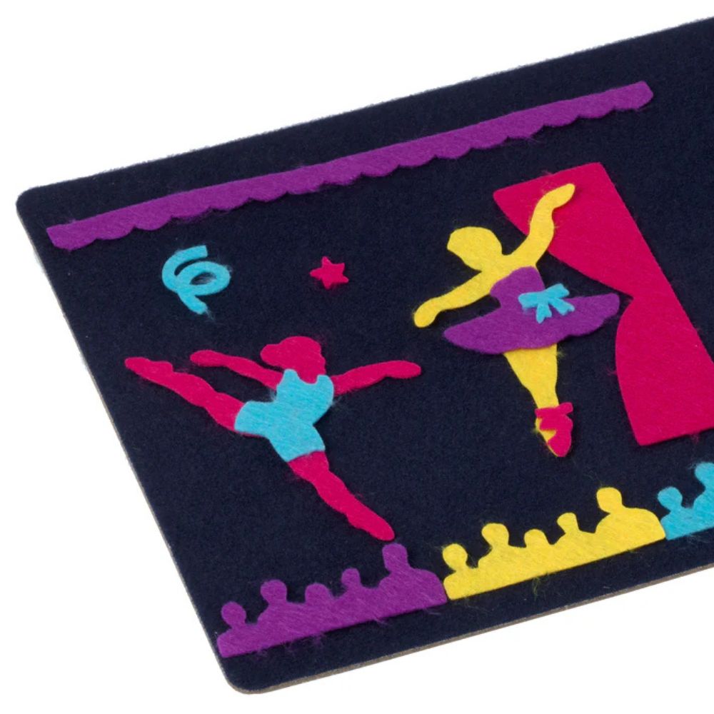 Fuzzy Felt Retro Ballet - Gifts For 3 Year Olds