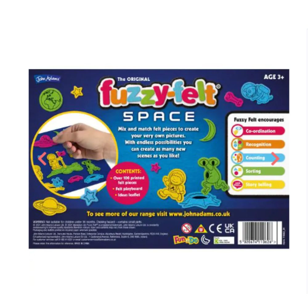 John Adams My Little Pony Fuzzy-Felt Activity Set – über 100 Filzteile Zum Mixen & Gestalten, Für Kinder Ab 3 Jahren