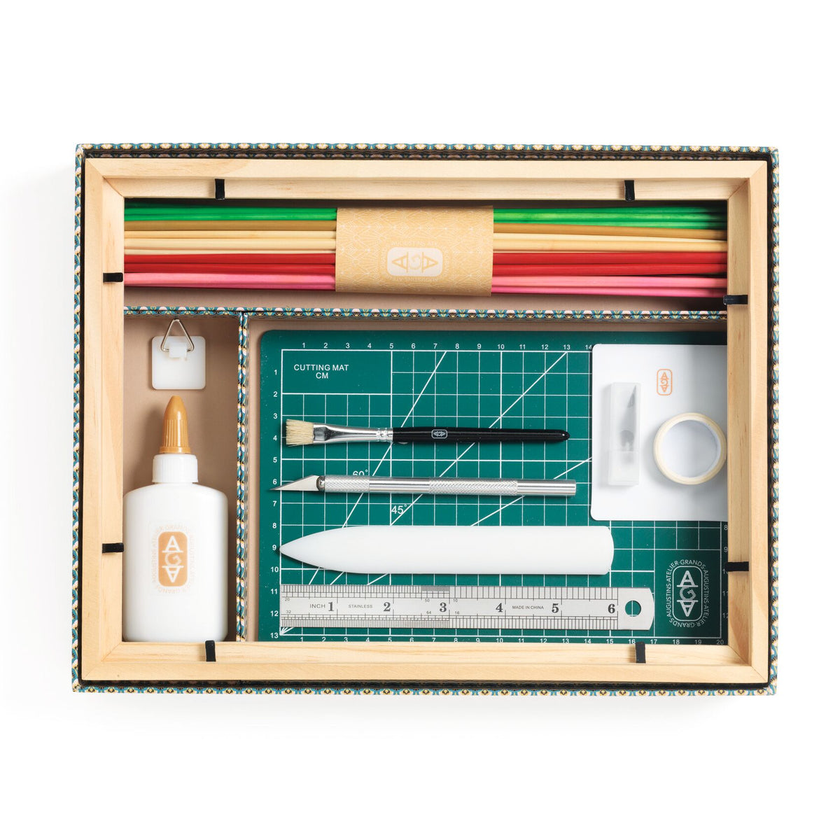 Djeco Atelier Grands Augustins - Workshop 34, Straw marquetry GA10034