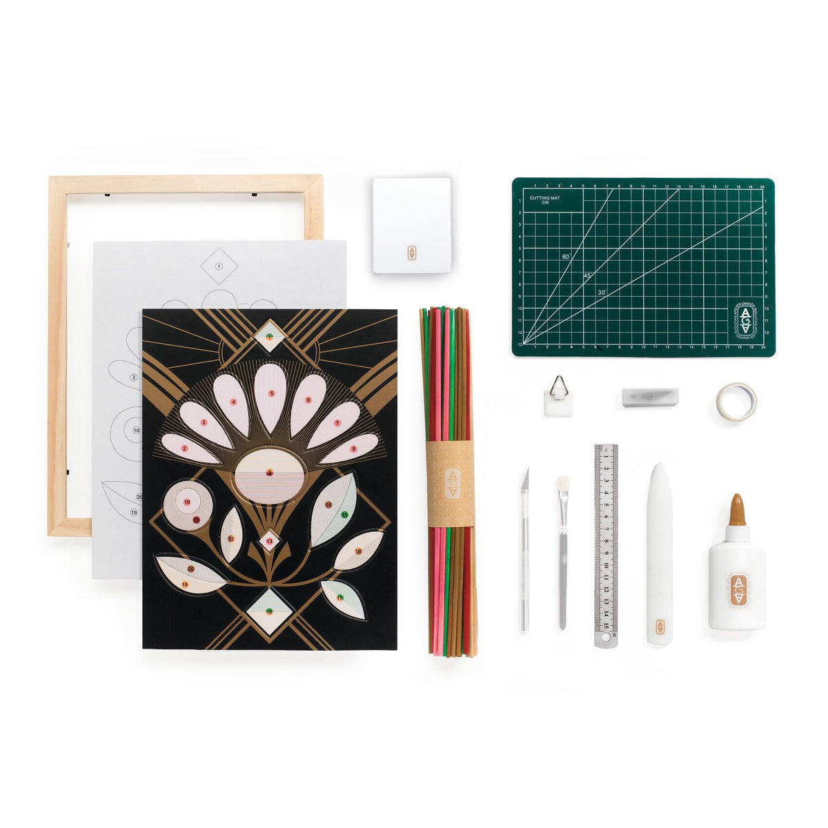 Djeco Atelier Grands Augustins - Workshop 34, Straw marquetry GA10034