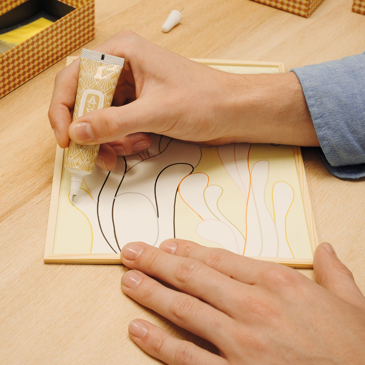 Djeco Atelier Grands Augustins - Workshop 97, Cloisonné sand painting GA10097