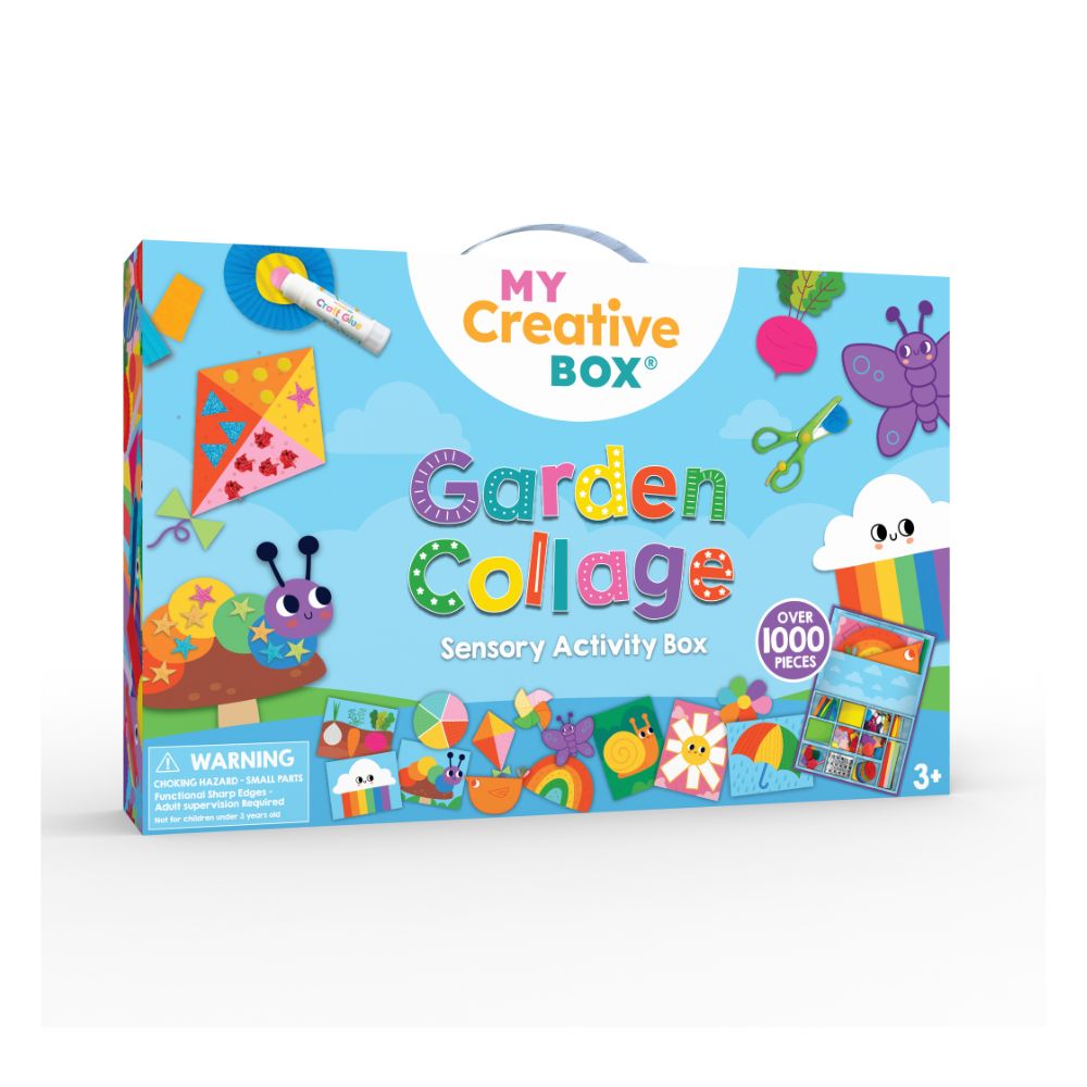 Garden Collage Sensory Craft Box For Kids - My Creative Box