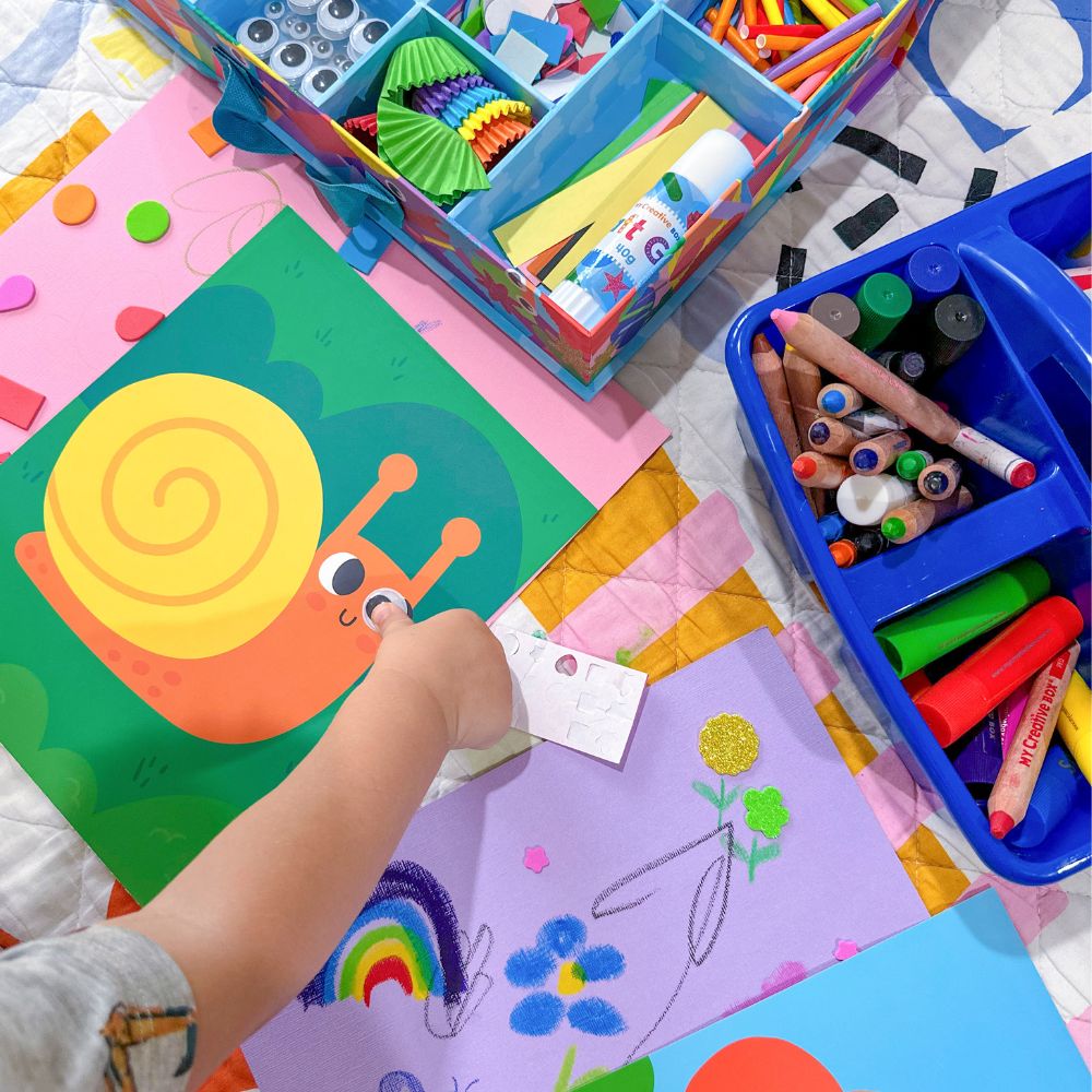 Garden Collage Sensory Craft Box For Kids - My Creative Box