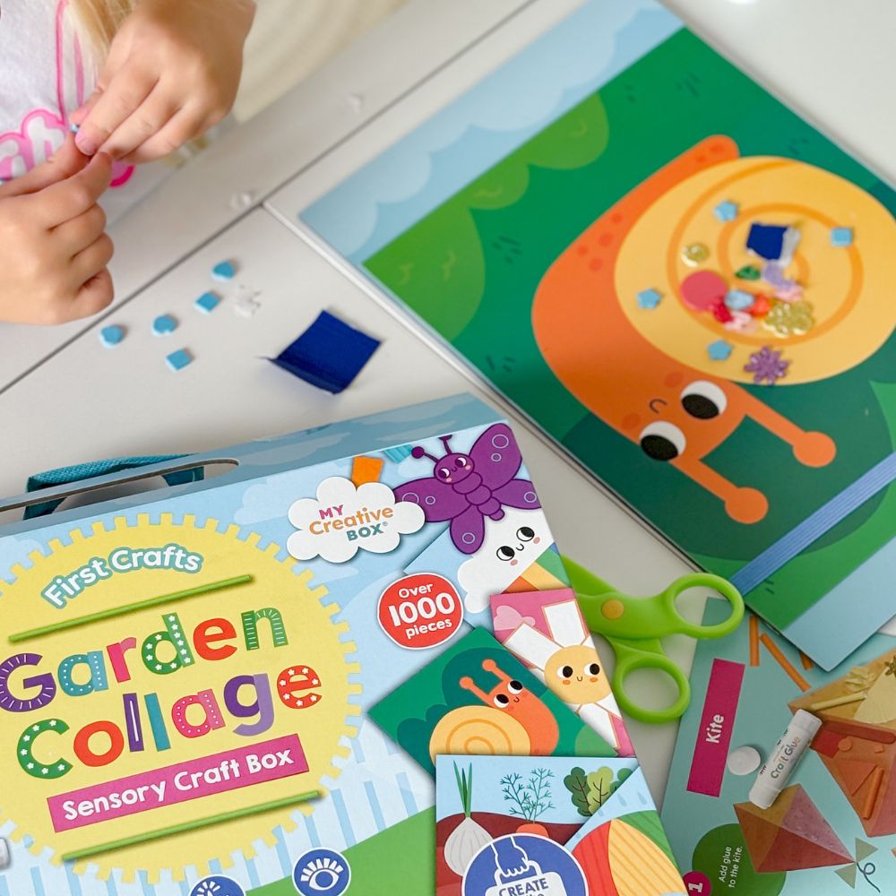 Garden Collage Sensory Craft Box For Kids - My Creative Box
