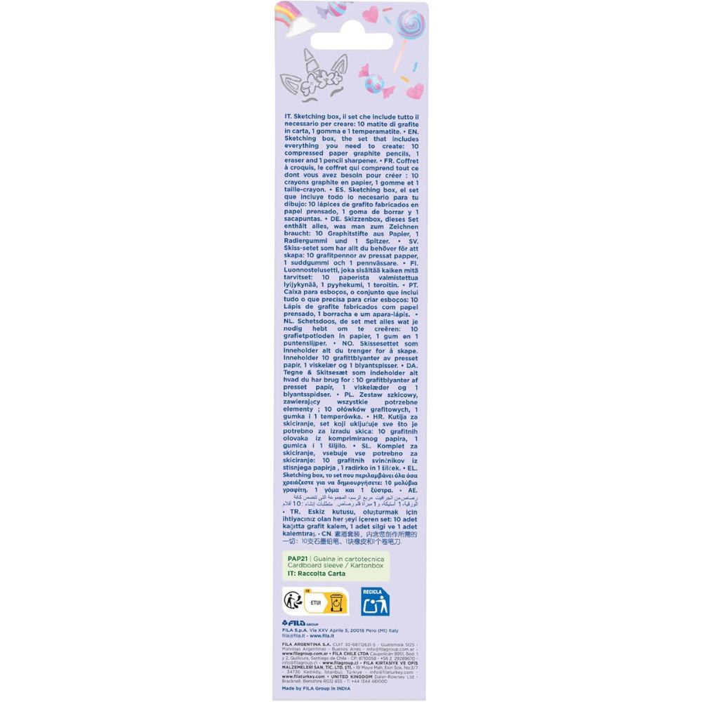 Giotto Candy Collection 13 Piece Sketching Set