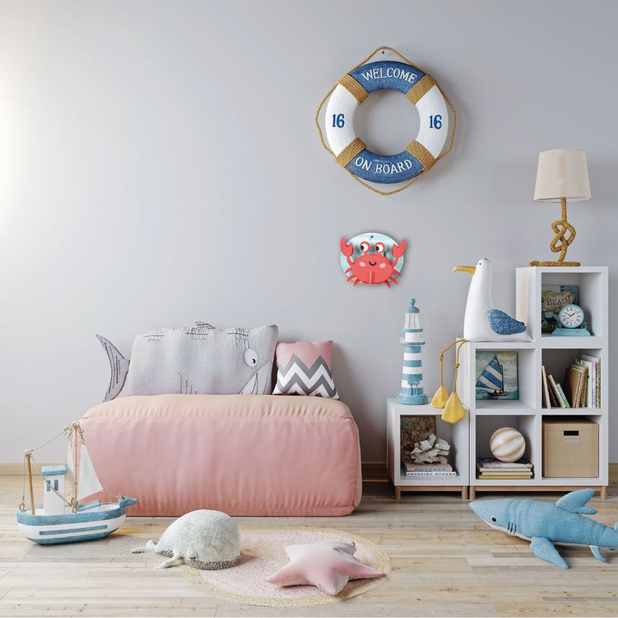 Graine Creative 3D Wooden Hanging Decoration To Make - Crab