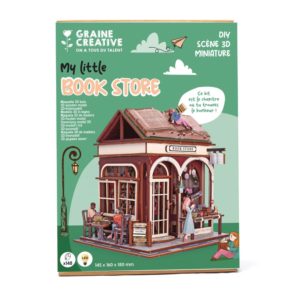Book Nook Kit - My Tiny World Bookshop