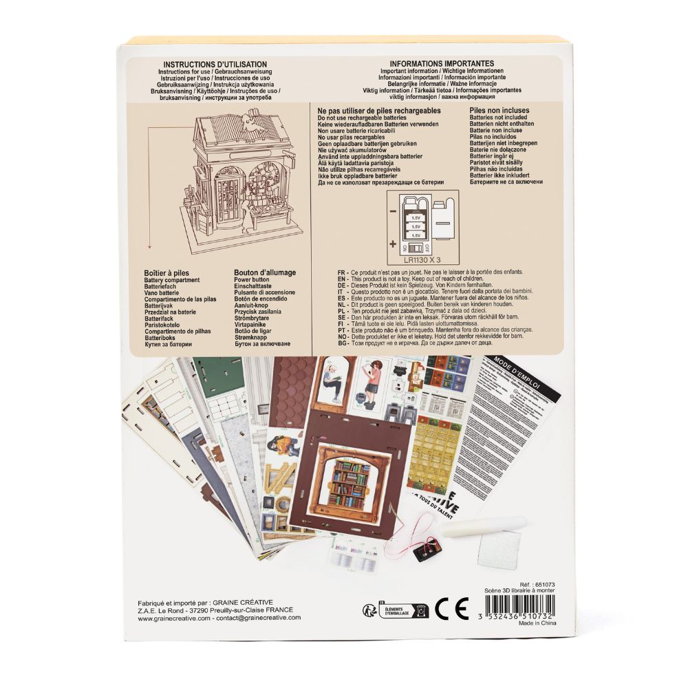 Book Nook Kit - My Tiny World Bookshop