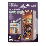 Graine Creative 3D Wooden Model Magic House Book Nook