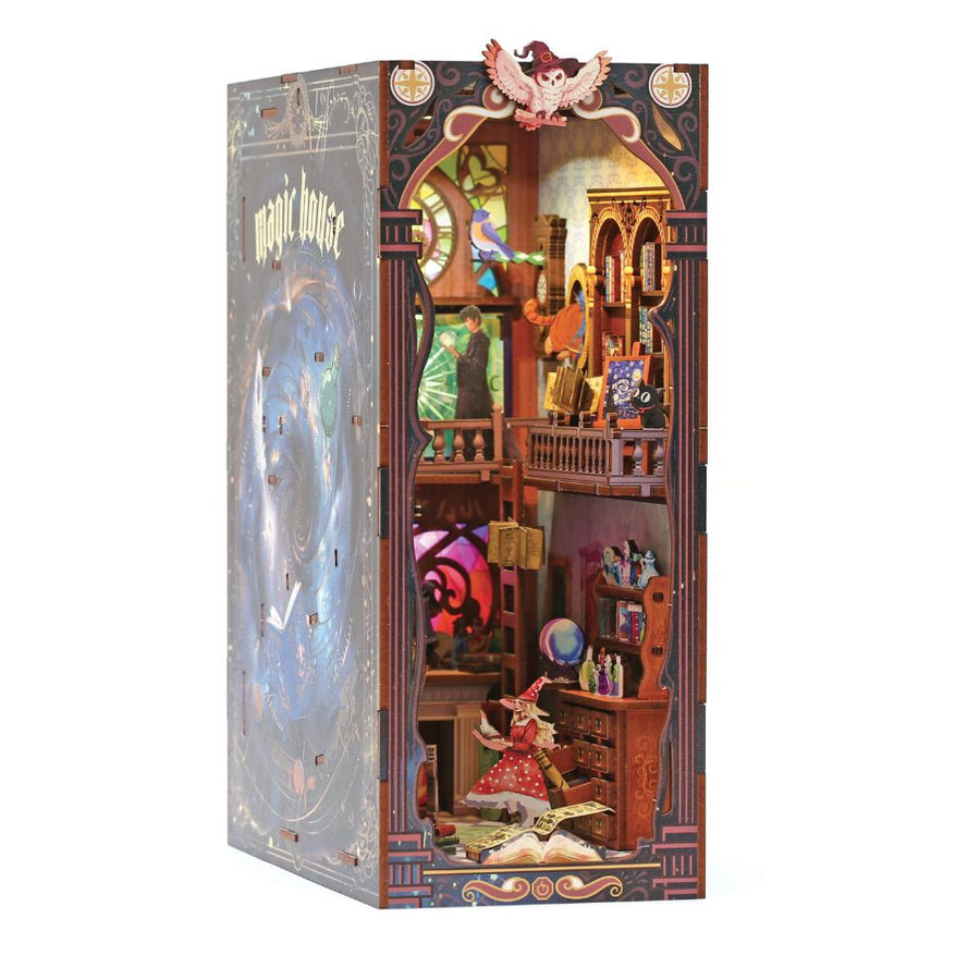 Graine Creative 3D Wooden Model Magic House Book Nook