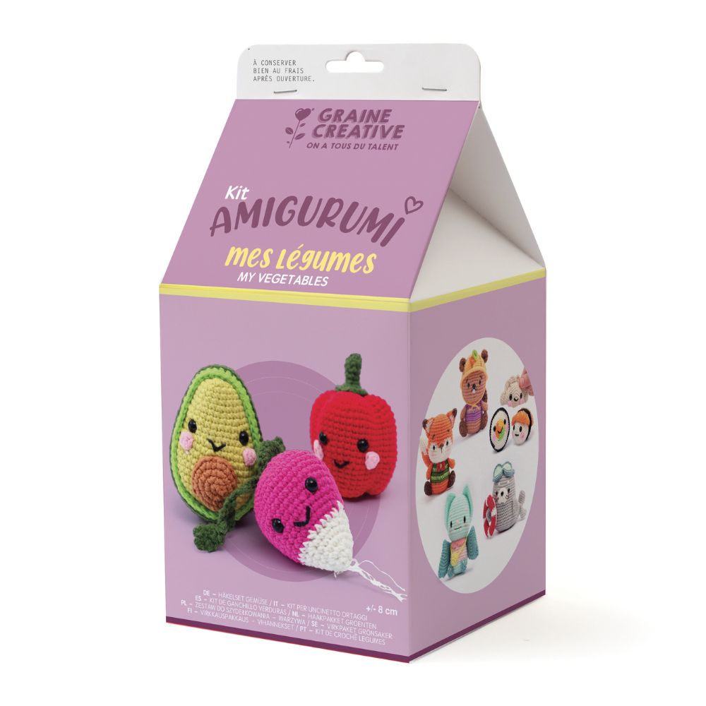 Amigurumi Crochet My Vegetables - Graine Creative 
