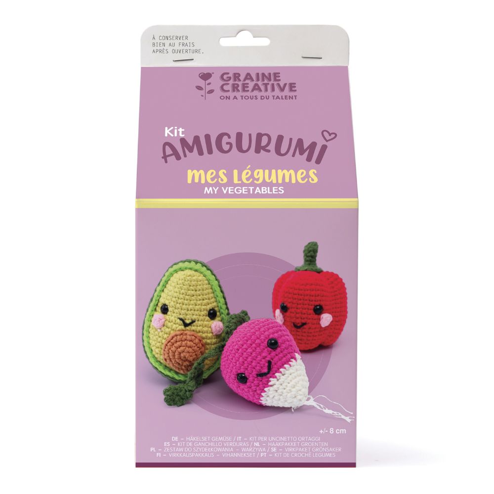 Amigurumi Crochet My Vegetables - Graine Creative 