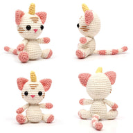  Amigurumi Crochet Unicorn Cat - Graine Creative