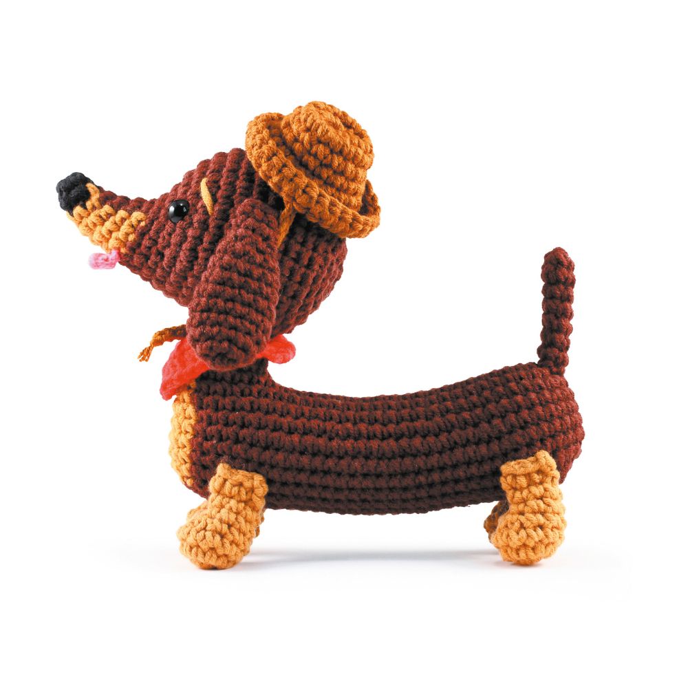 Amigurumi Crochet Mini Kit - Dachshund