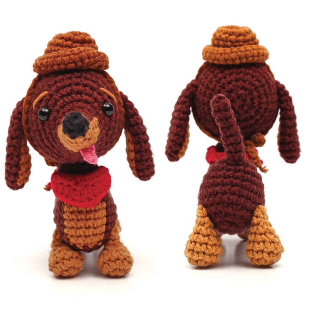 Amigurumi Crochet Mini Kit - Dachshund