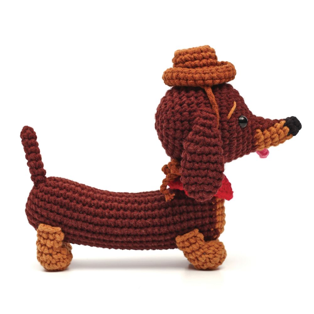 Amigurumi Crochet Mini Kit - Dachshund