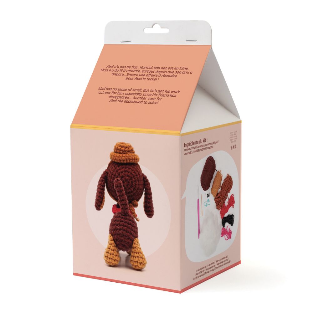 Graine Creative Amigurumi Crochet Mini Kit - Dachshund