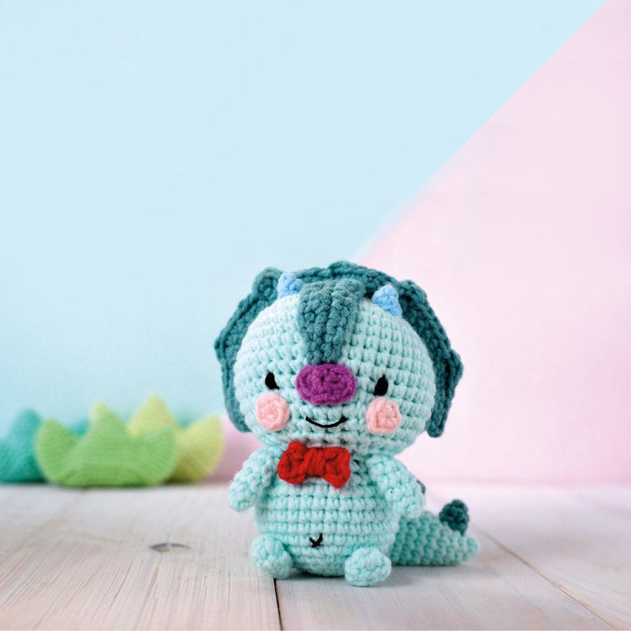 Amigurumi Crochet Mini Kit - Taro The Dinosaur Graine Creative 