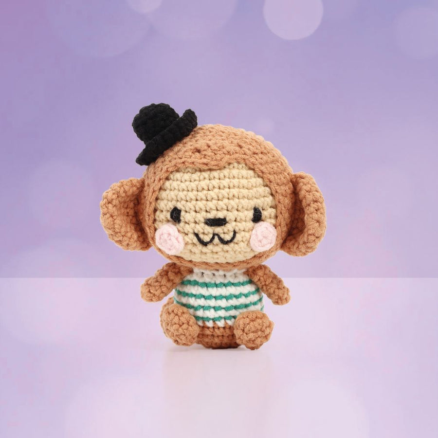 Amigurumi crochet monkey