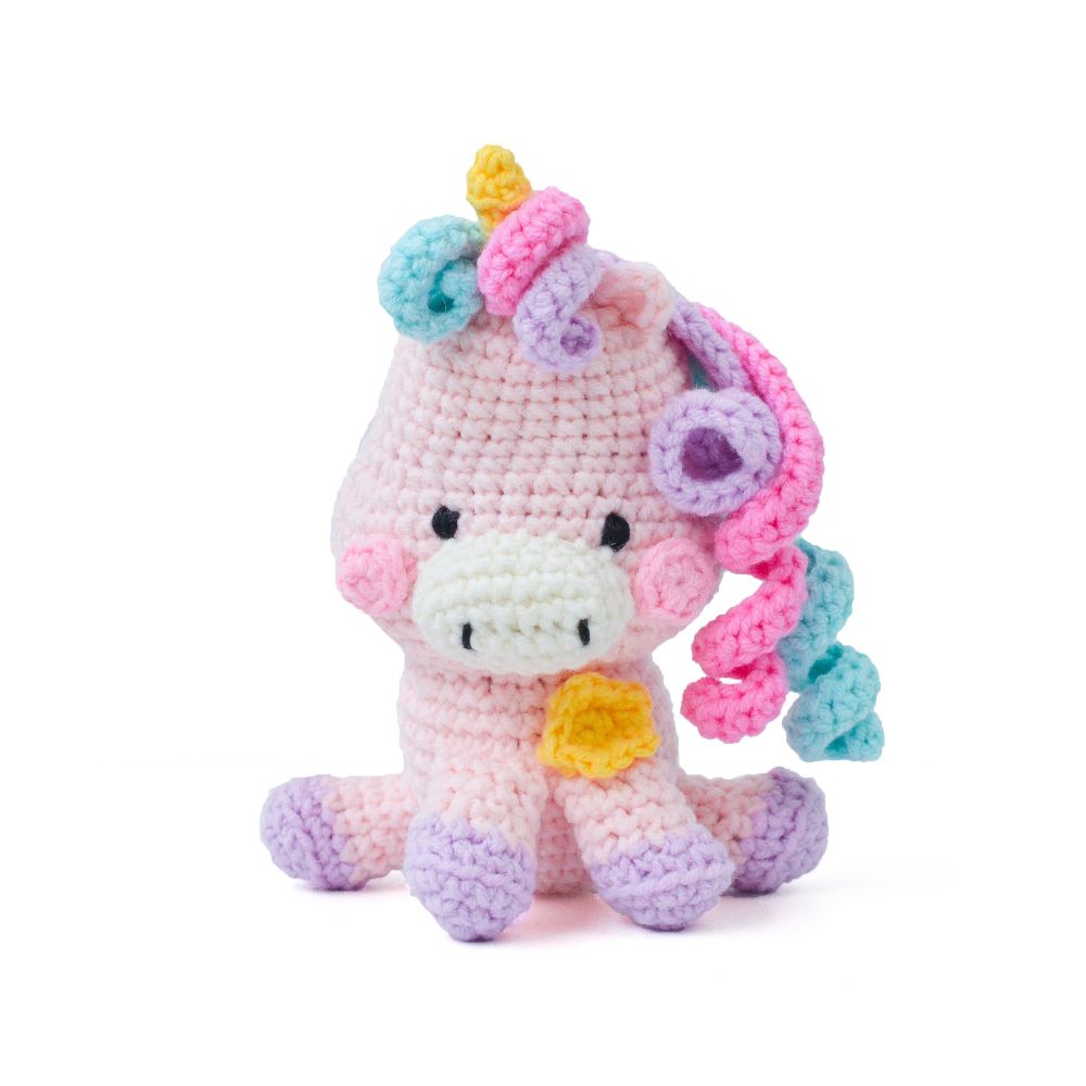Amigurumi Crochet Mini Kit - Sora The Unicorn