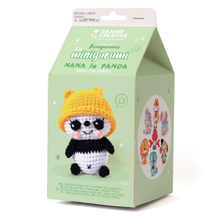 Amigurumi Crochet Mini Kit - Nana The Panda