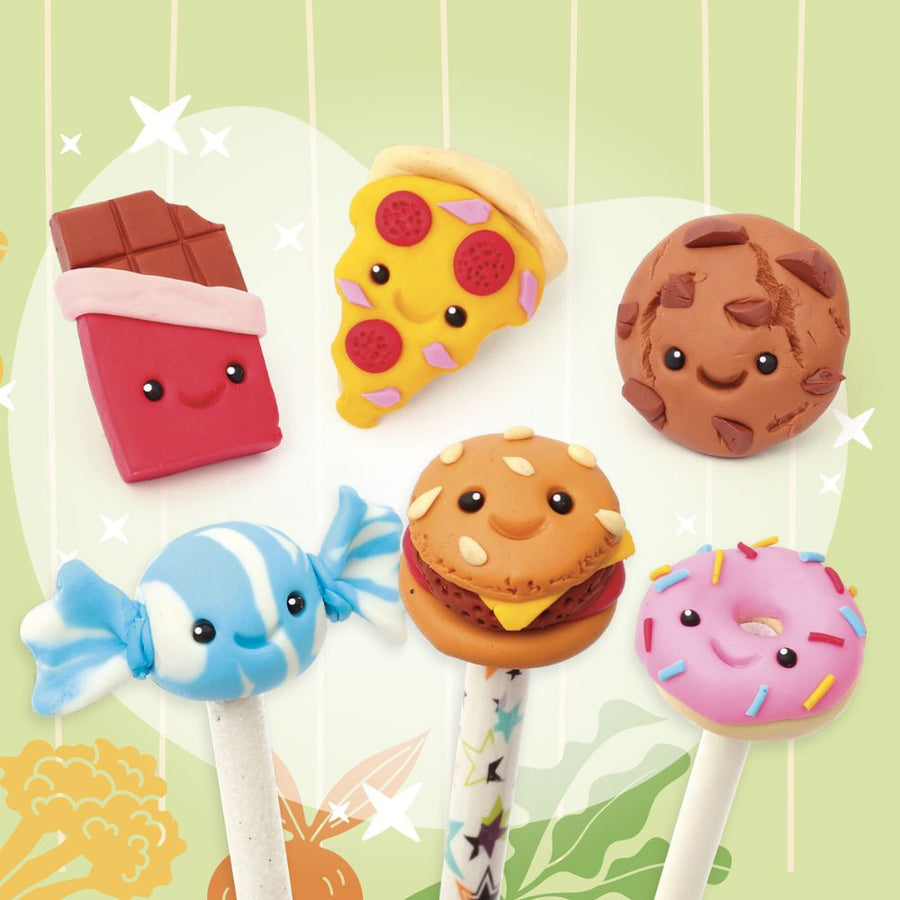 Graine Creative Patagom Food Eraser Set - Eraser Clay