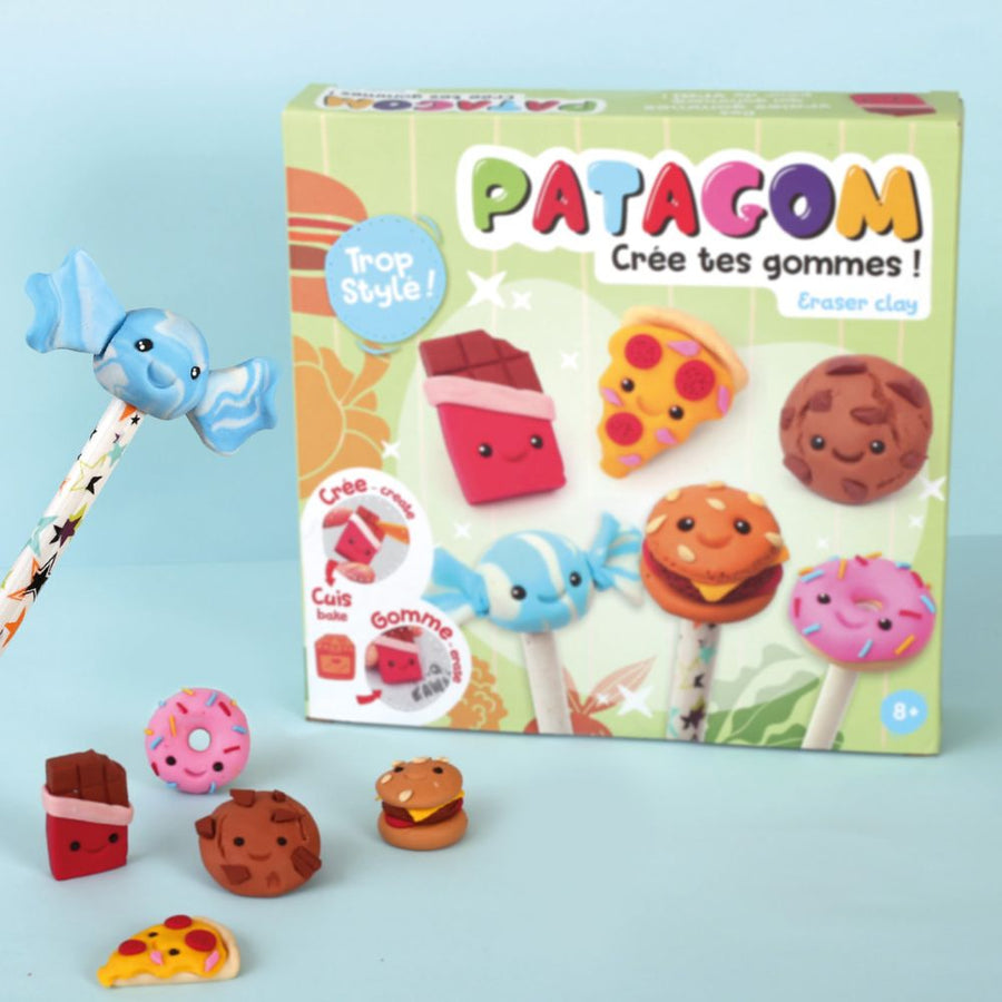 Graine Creative Patagom Food Eraser Set - Eraser Clay