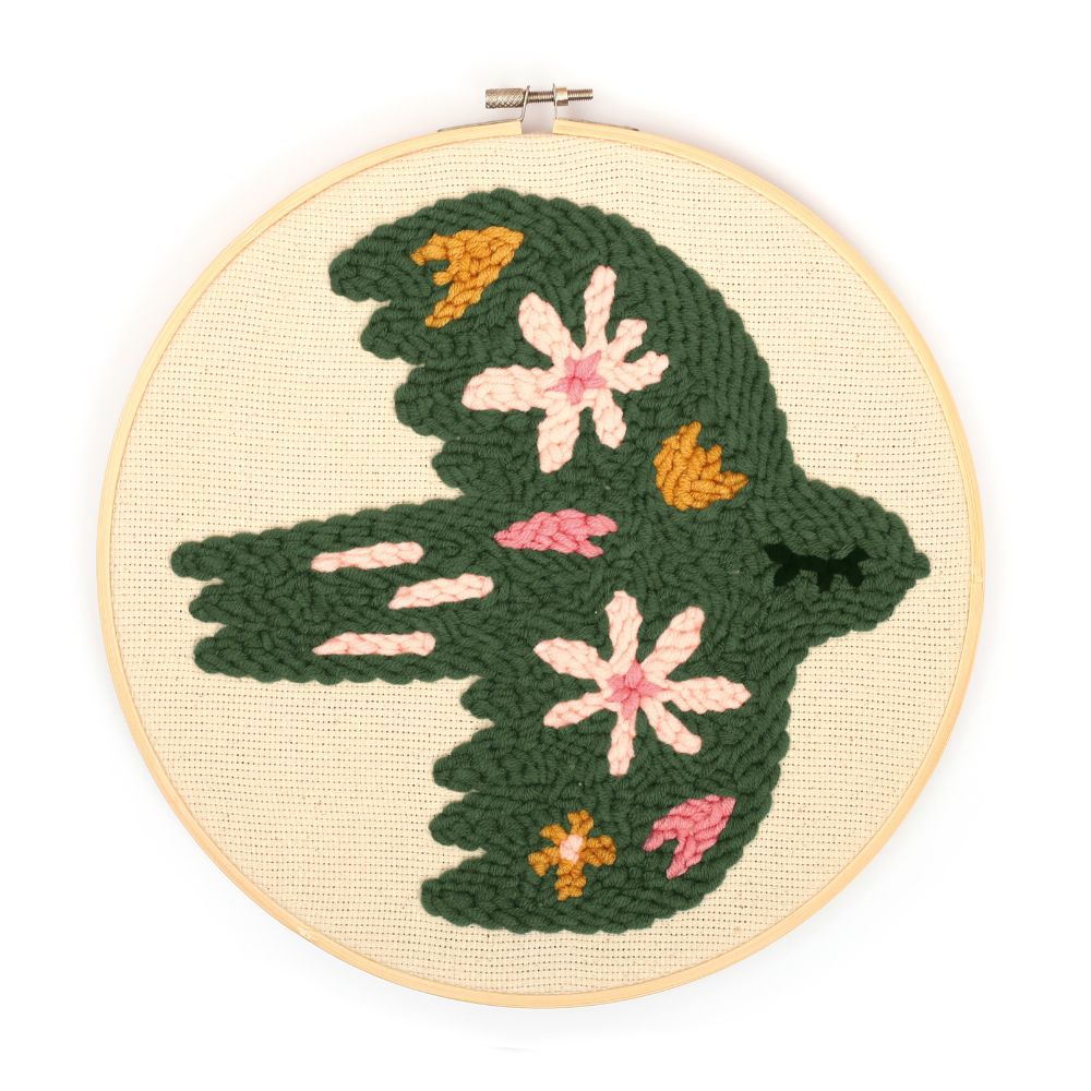Graine Creative Punch Needle Decor Kit - Bird