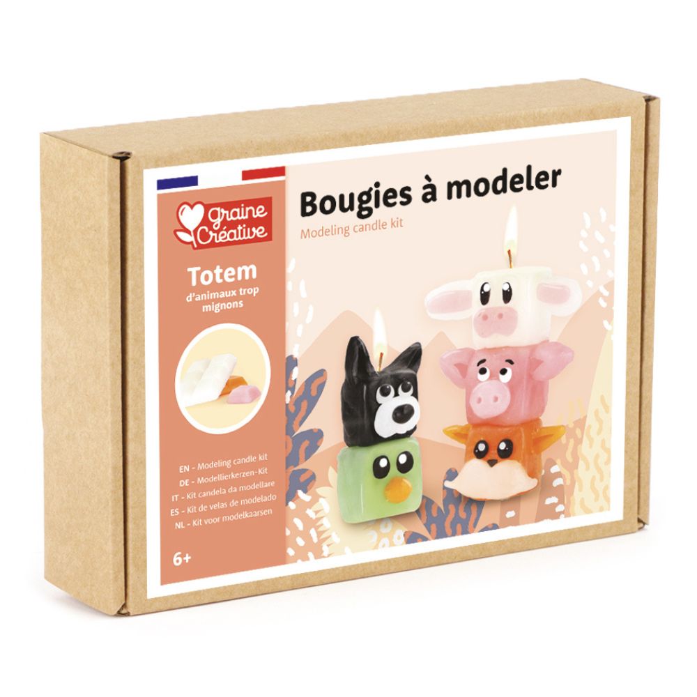 Kids Candle Making Kit - Totem Animals
