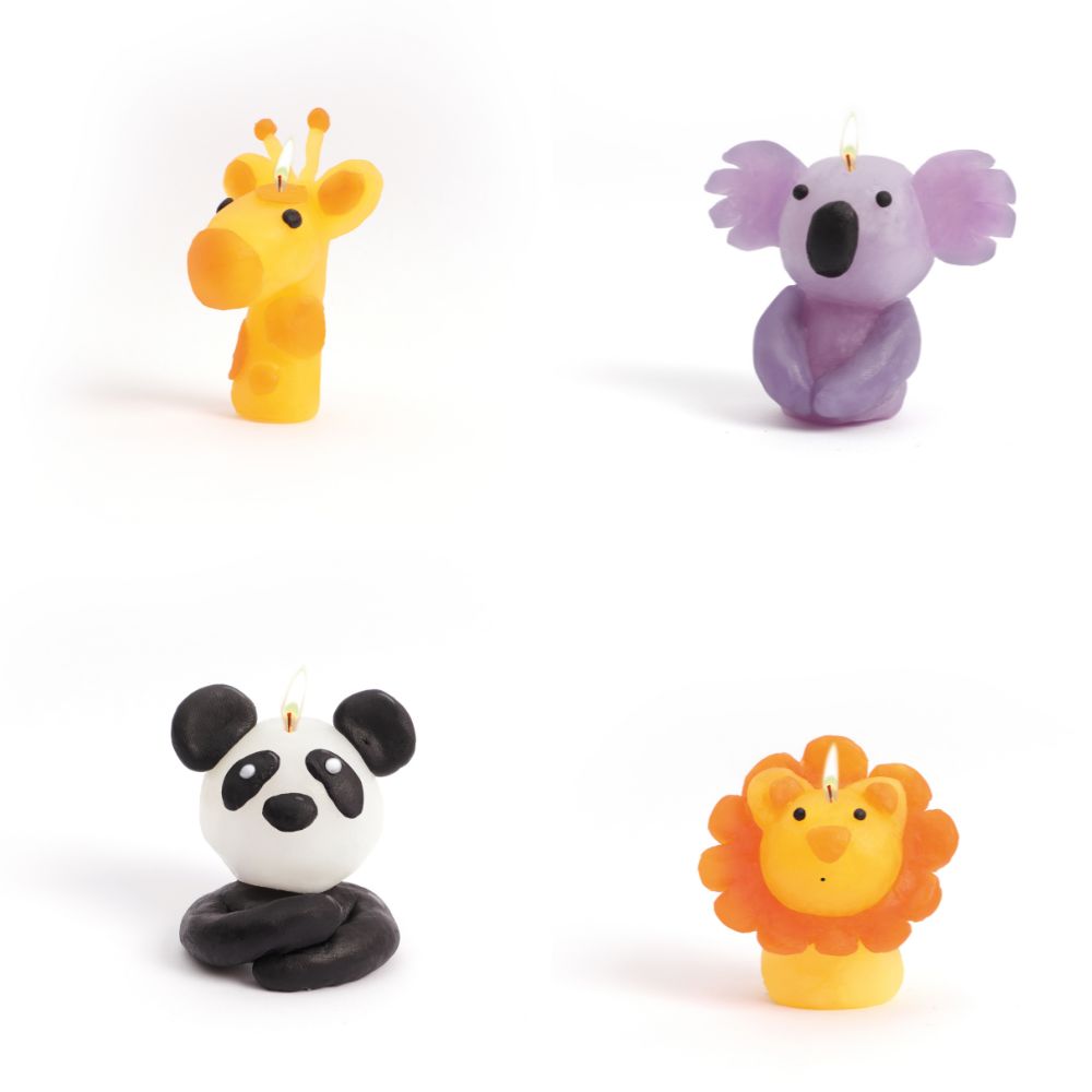Kids Candle Making Kit - Wild Animals