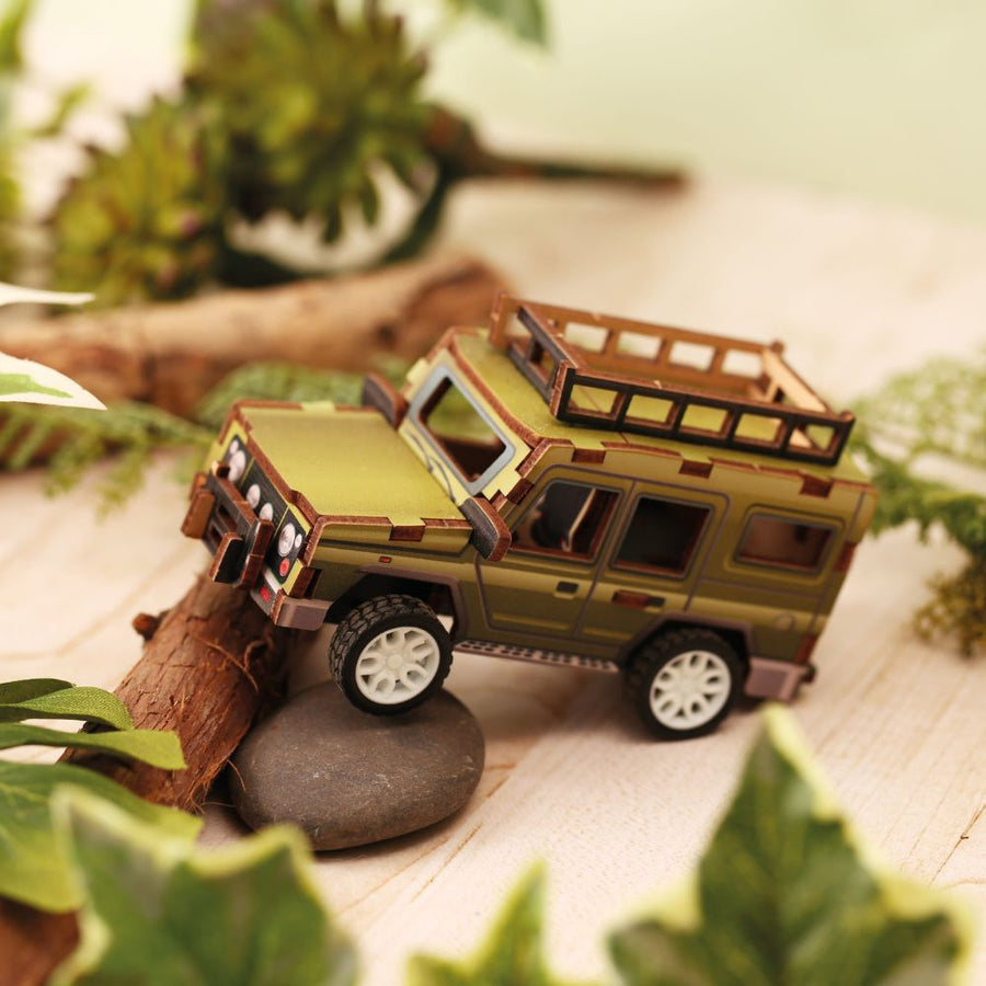 Graine Creative Wooden 3D Model Jeep