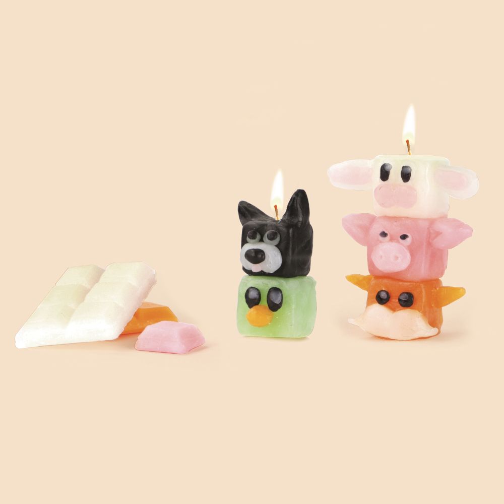 Graine Creative Kids Modelling Candle Kit - Totem Animals