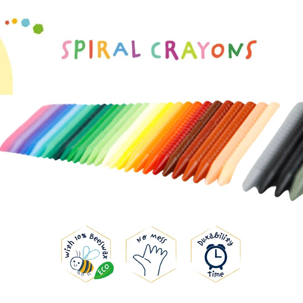 kids colouring crayons