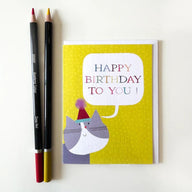Cat Birthday Card
