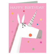 Unicorn Birthday Card