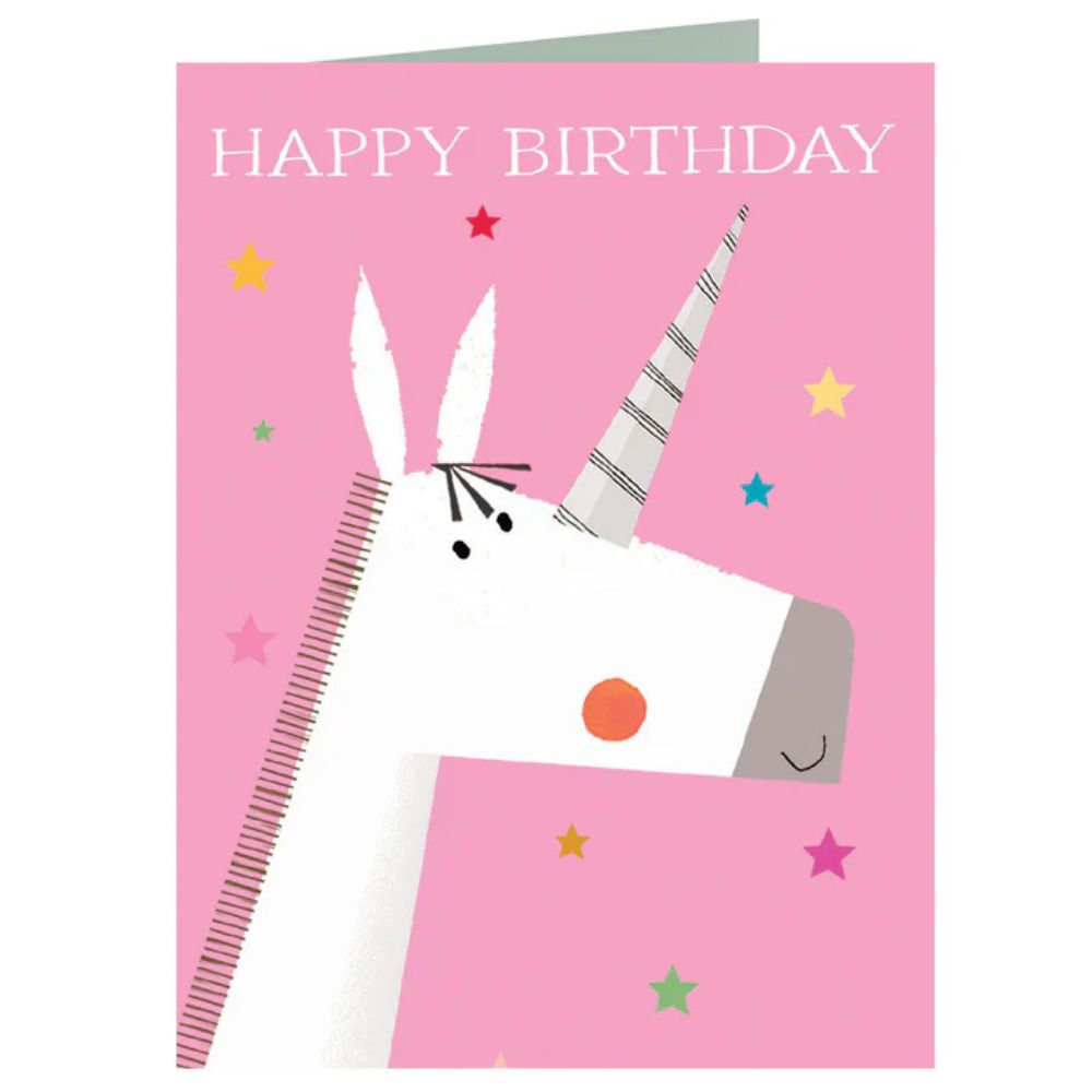 Unicorn Birthday Card