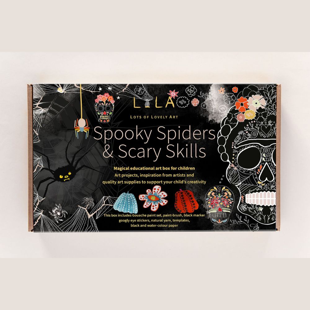 LoLA Spooky Spiders and Scary Skulls Art Box