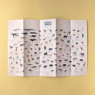 Londji Animal World Poster & Stickers - Educational Craft for Kids 4+