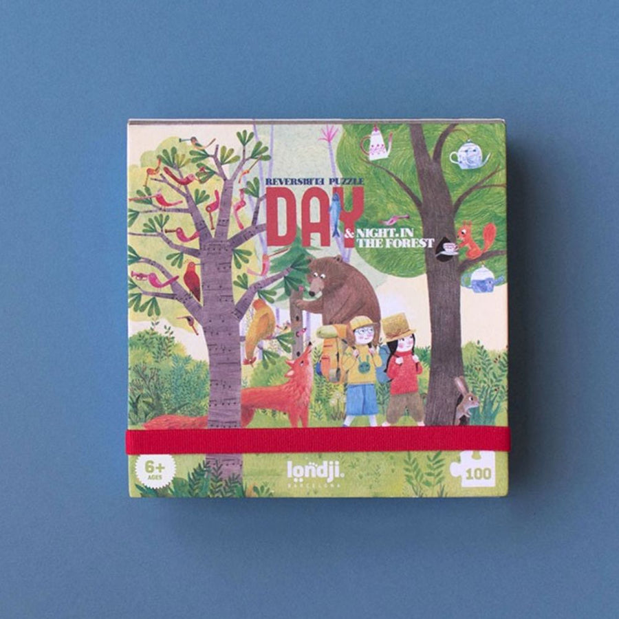 Londji Pocket Puzzle - Day and Night In The Forest (100 piece)