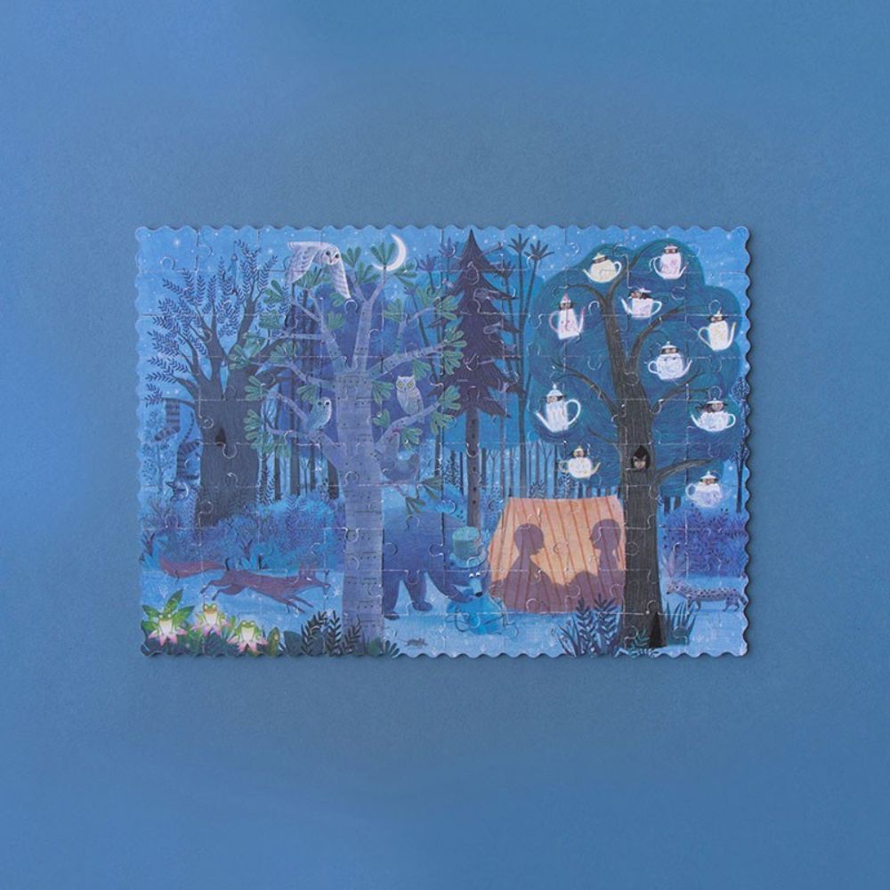 Londji Pocket Puzzle - Day and Night In The Forest (100 piece)