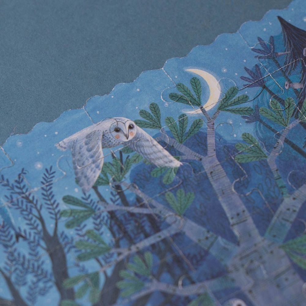 Londji Pocket Puzzle - Day and Night In The Forest (100 piece)